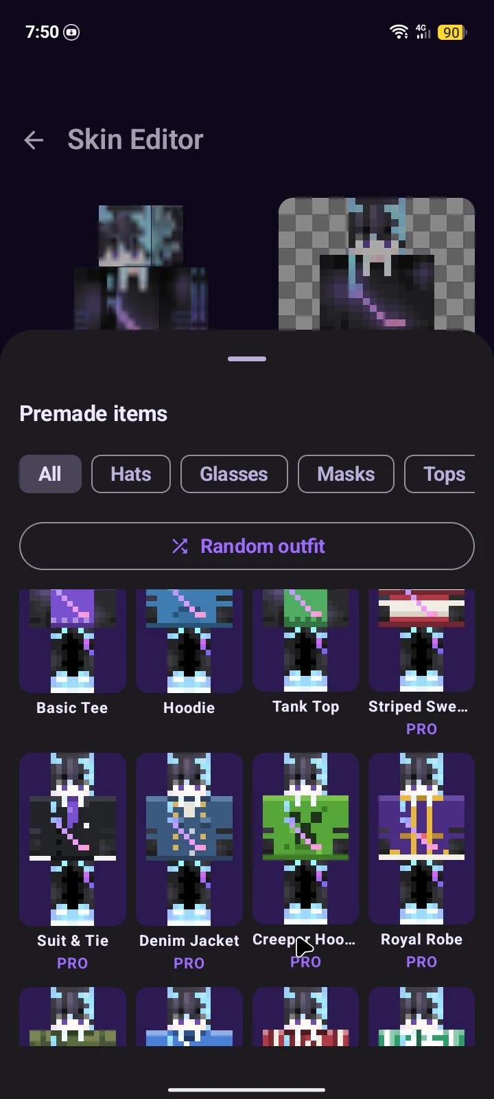 FSD Studio Skin Editor with premade outfits